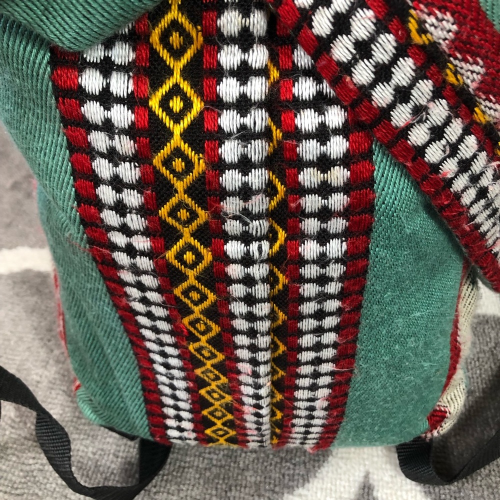 Palm Tree Tropical Vacation Backpack Lounge India Well Made zippers Pockets - Picture 7 of 13
